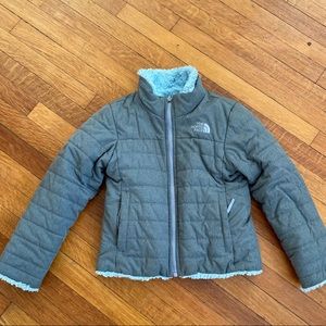 Northface girls reversible jacket size XS great condition